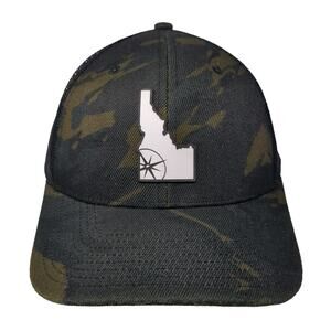 Idaho Snapback Trucker Hat Multicolor OS Adjustable Mesh Back Branded Bills